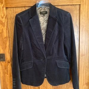 COPY - Talbots * Teal Velvet Blazer, Size 8